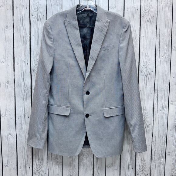 Egara Men’s Skinny Fit Dinner Blazer Size 42 Long - Picture 1 of 6